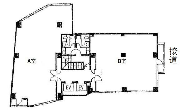 ヤマノ26ビルB 間取り図