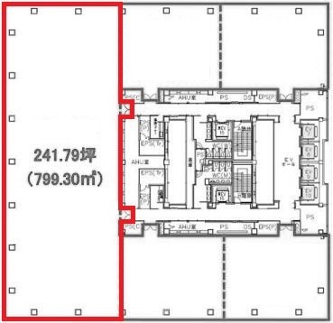 パシフィックセンチュリープレイス丸の内19F 間取り図