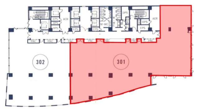 青葉六本木ビル301 間取り図