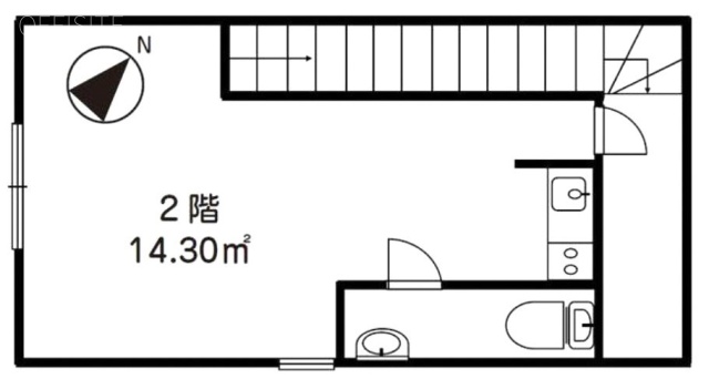 イーグル新橋No22F 間取り図
