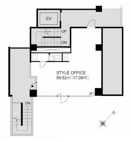 ESTATE NAKAMACHIA 間取り図