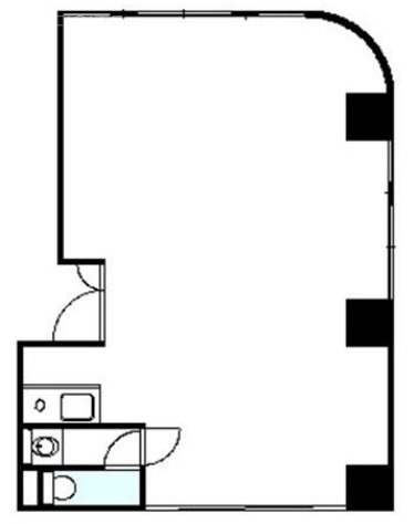 三田3Kビル1F 間取り図