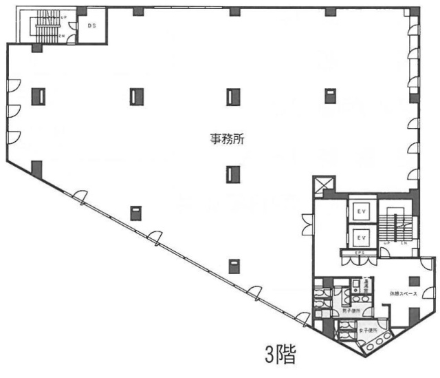 EDGE南青山3F 間取り図