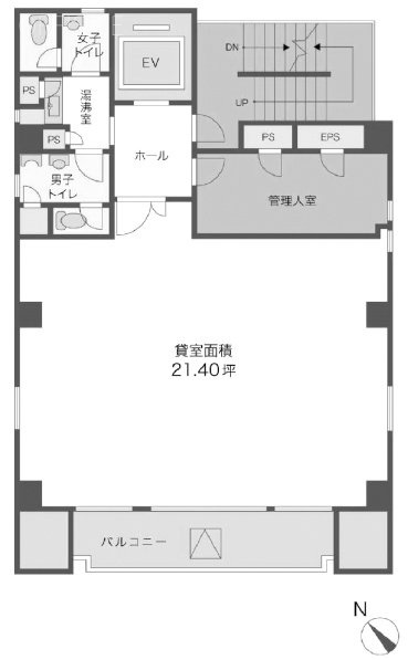 八重洲カトウビル8F 間取り図