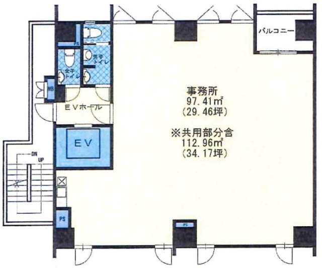 エルピスビル5F 間取り図