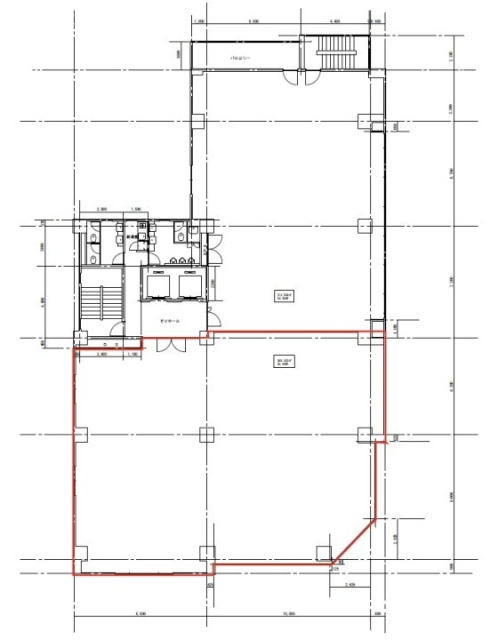 大橋御苑駅ビルB 間取り図