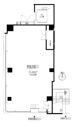JU SKY CRYSTAL OSHIAGE1F 間取り図
