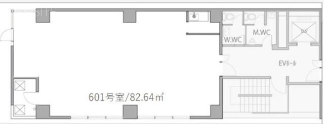 小川町北ビル601 間取り図