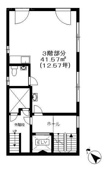 イロハ堂ビル3F 間取り図
