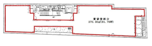 春日尚学ビルB1F 間取り図