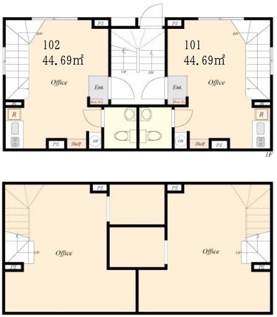 k-suite 外神田102 間取り図