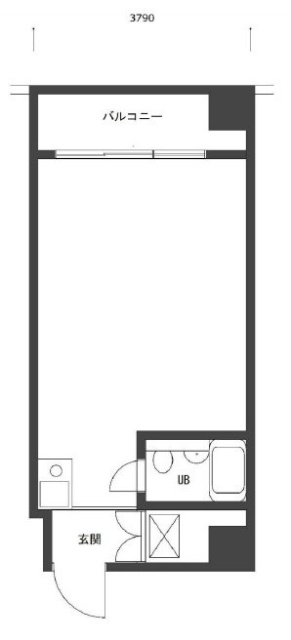 桔梗備前(キキョウビゼン)ビル703 間取り図