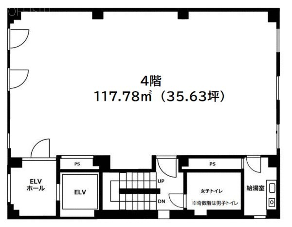 芝大門RUビル4F 間取り図
