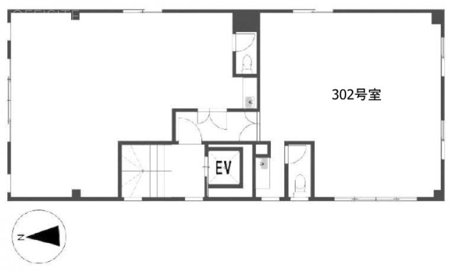 アイエムビル302 間取り図