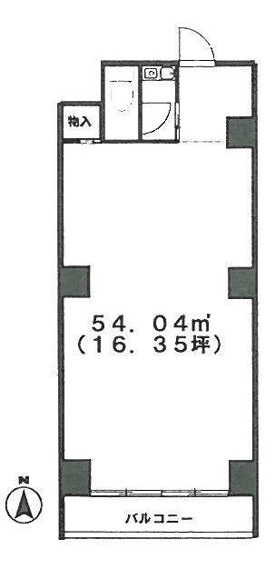 小林ビル212 間取り図