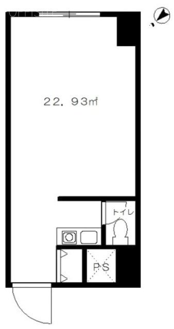 南青山312ビル702 間取り図