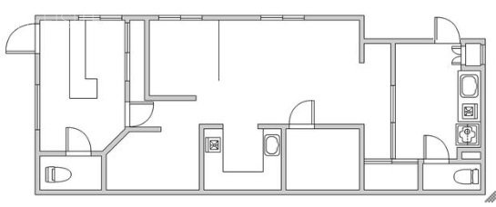 サクラビル1F 間取り図