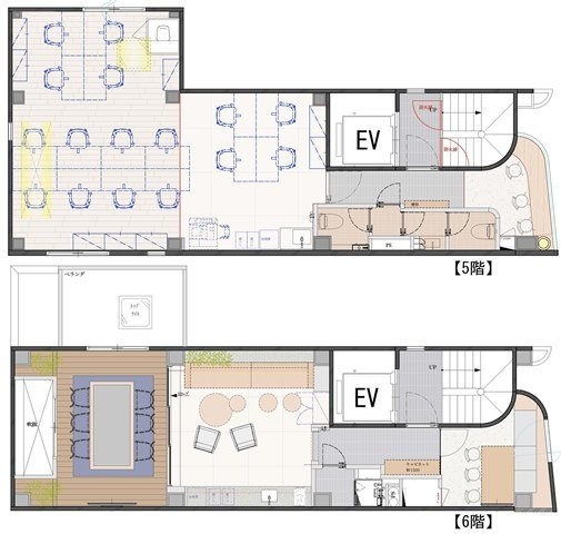 NOVELWORK Hongo5F~6F 間取り図