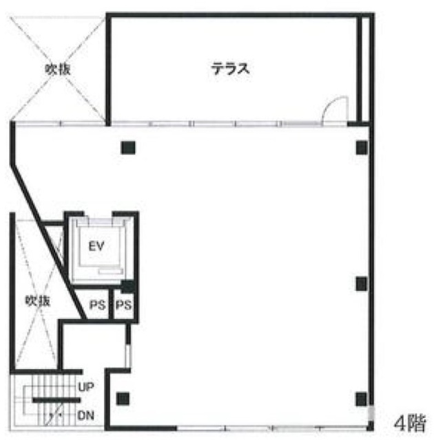 Mduex(エムデュー)ビル4F 間取り図