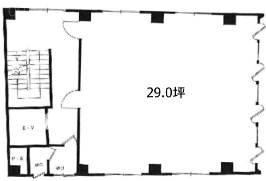 加藤ビル5F 間取り図