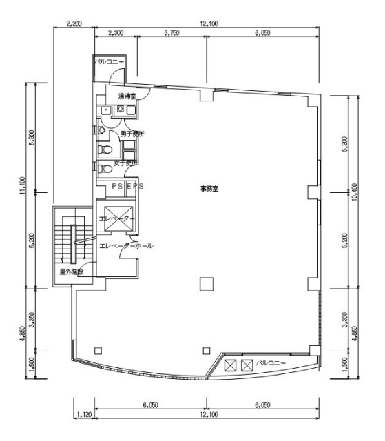 池田ビル2F 間取り図