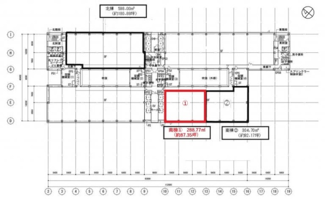 タイム24ビル南1 間取り図