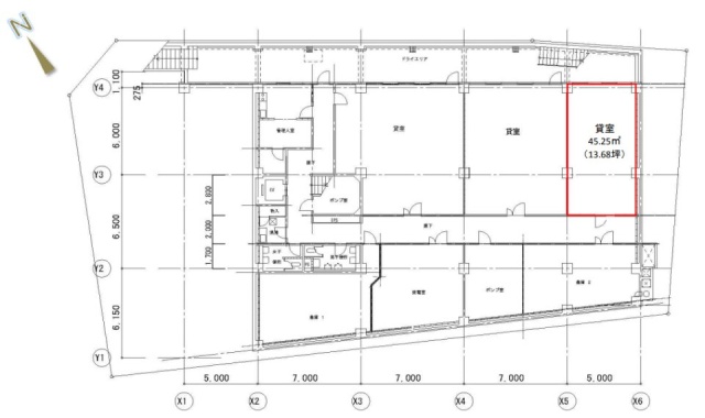 井門美竹ビルB1F 間取り図