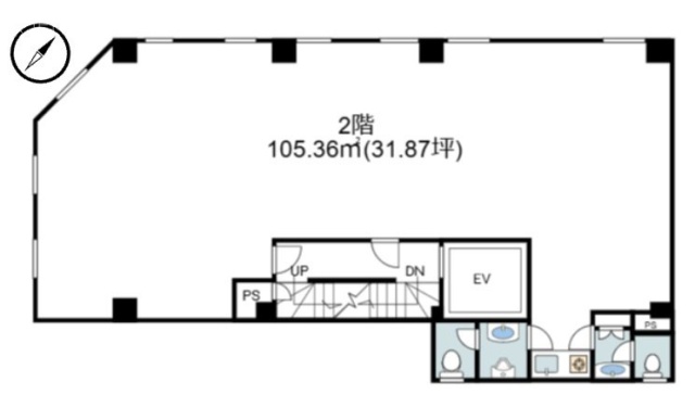 たつみビル2F 間取り図