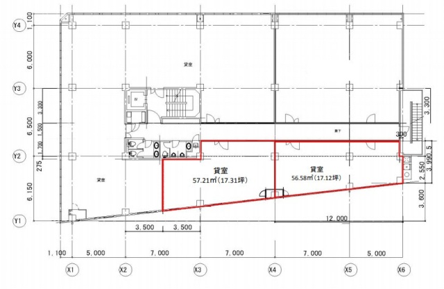 井門美竹ビル3F 間取り図