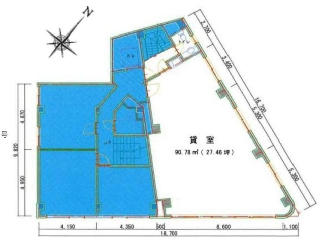 竹橋ビル302 間取り図