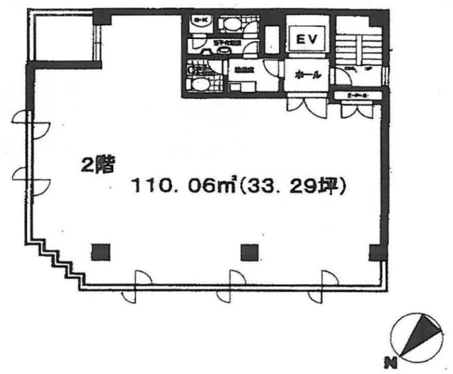 芝大門旭ビル2F 間取り図