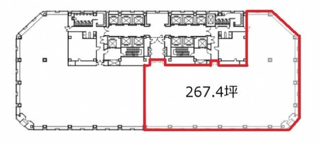 大森ベルポートA館9F 間取り図