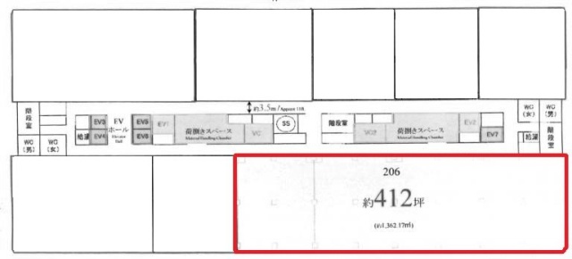 ヒューリック葛西臨海ビル206 間取り図