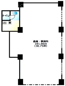 野方加茂ビル1F 間取り図