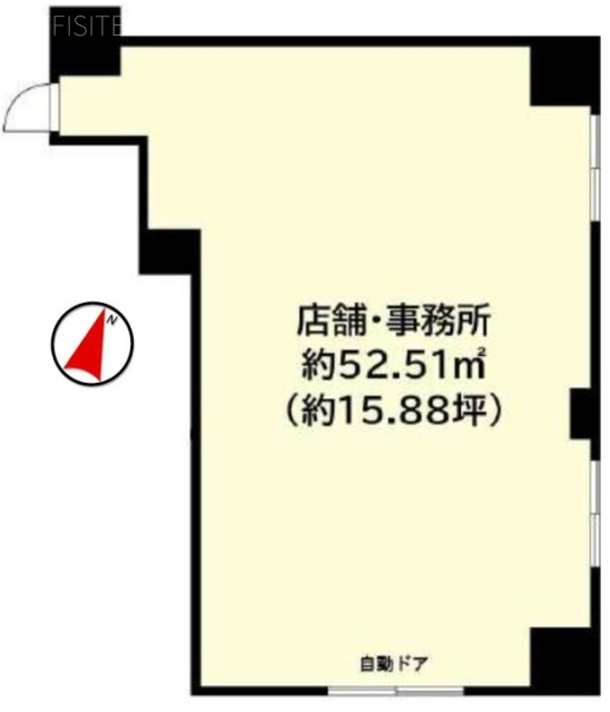アスカ日本橋小伝馬町ビル1F 間取り図