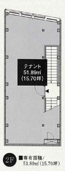 Bespoke Apartmentビル2F 間取り図