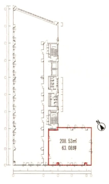 大樹生命町田ビル3F 間取り図