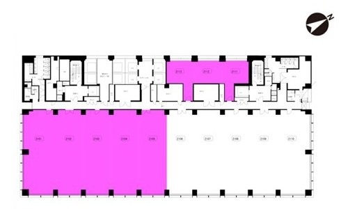 丸の内北口ビル21F 間取り図