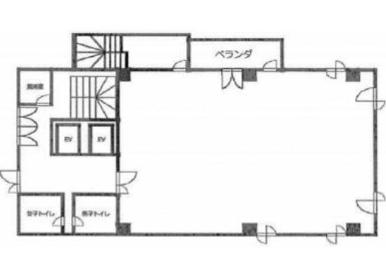 サンキエームビル302 間取り図