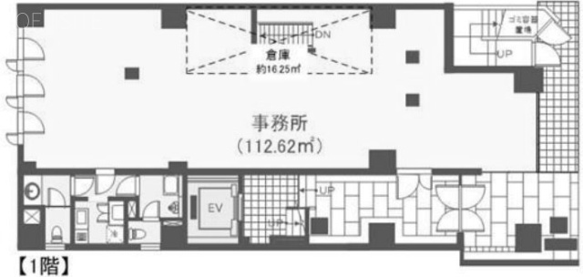 ムゲン日本橋ビル1F 間取り図