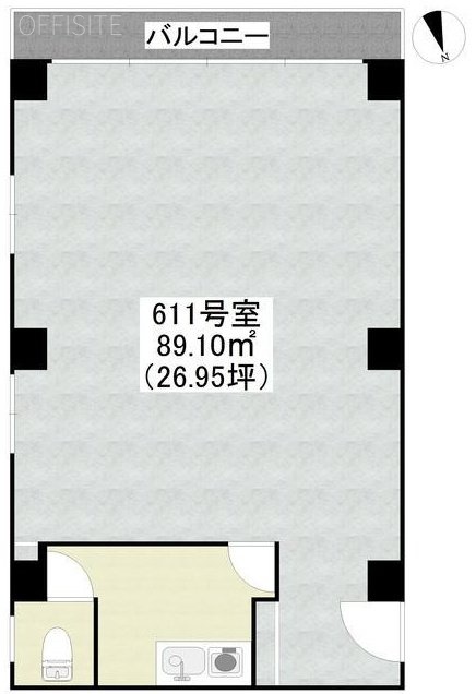 小林ビル611 間取り図