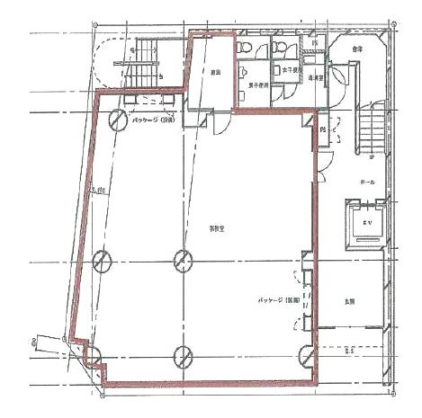 内神田ビル1F 間取り図