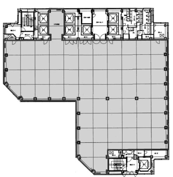 虎ノ門ツインビルディングW0401 間取り図