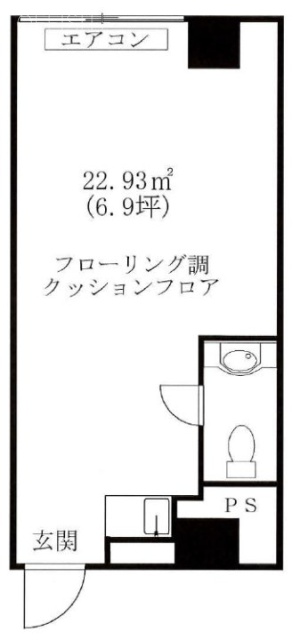 南青山312ビル6F 間取り図