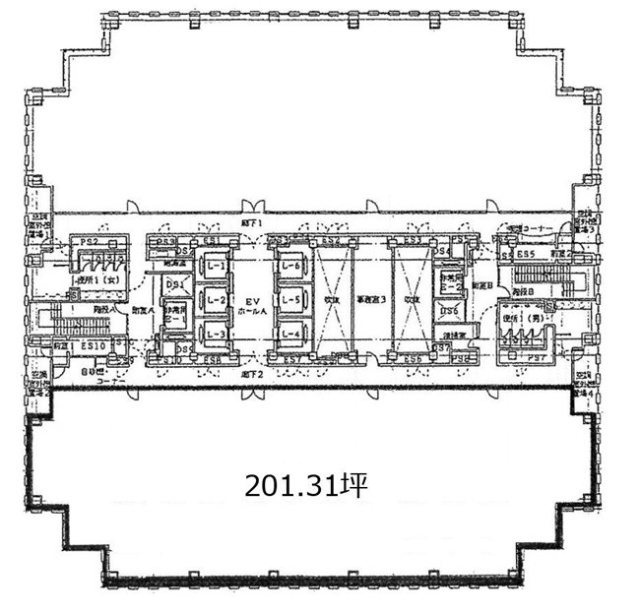 ハーモニータワー5F 間取り図