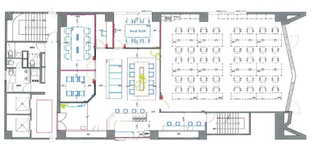茅場町イーストスクエア2F 間取り図