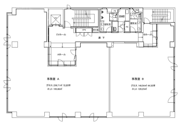 大森プラザビルB 間取り図