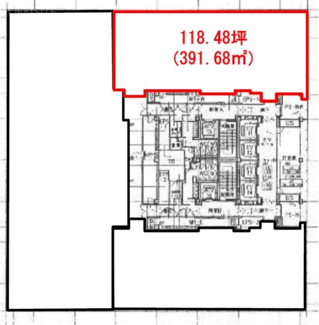 パシフィックセンチュリープレイス丸の内26F 間取り図