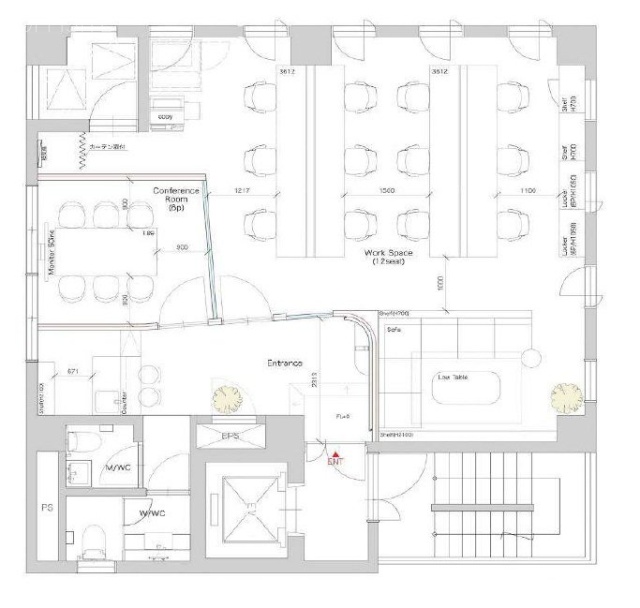 AZ Ginza East3F 間取り図