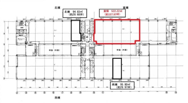 タイム24ビル東 間取り図